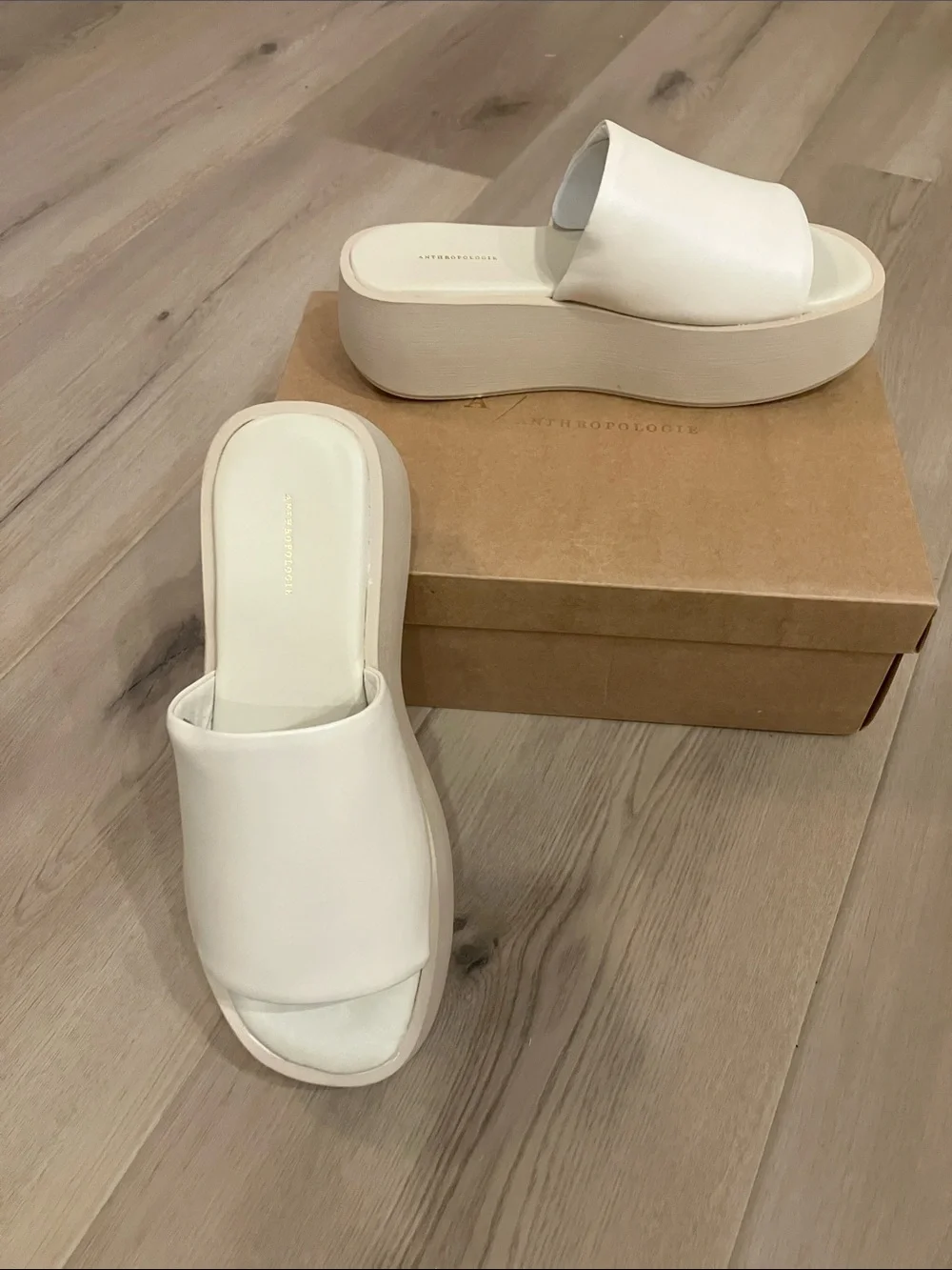 Anthropologie chunky platform